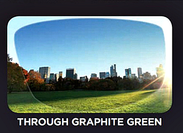 Through Transitions adaptive Graphite Green Lens